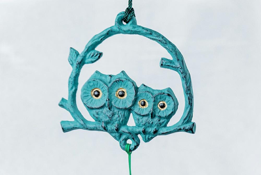 Wind Chime Owls On Branch Miscellaneous